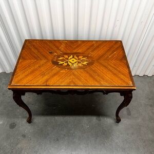 Vintage Brown Wooden Side Table